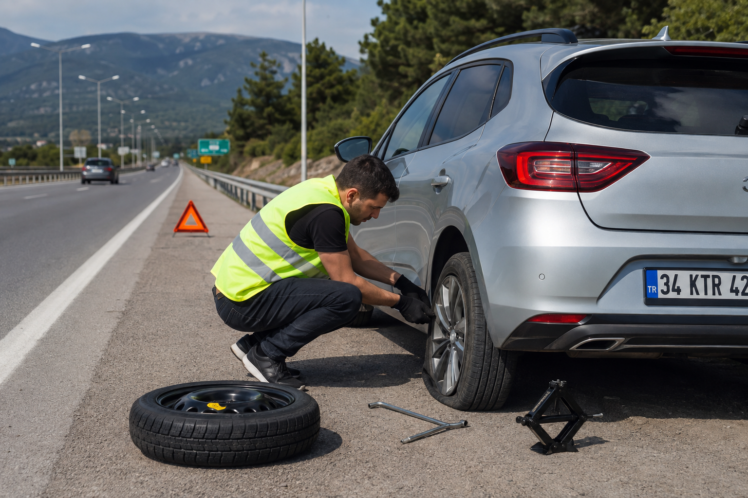 Yolda Lastik Patlaması: 8 Güvenli Müdahale Adımı